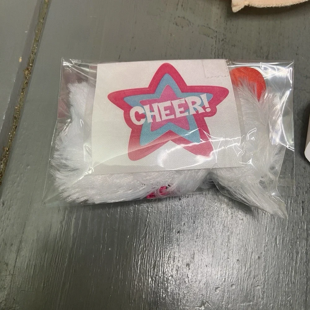 BUILD A BEAR Workshop Make-And-Play Bunny Tan Swirl Cheerleader 2011